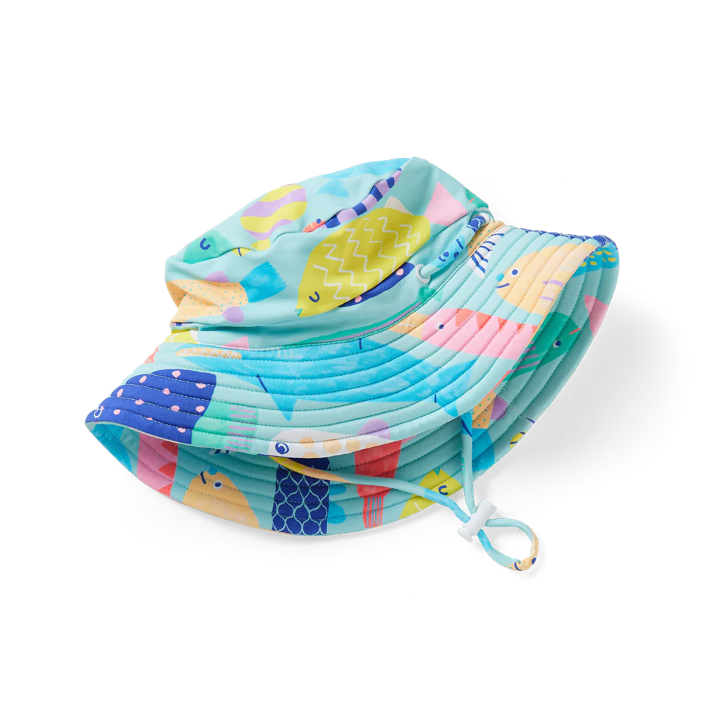 Swim Bucket Hat Rainbow Reef