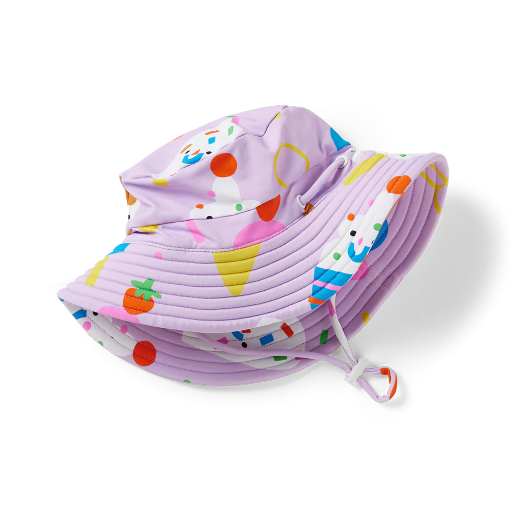 Swim Bucket Hat Sundae Fun Day