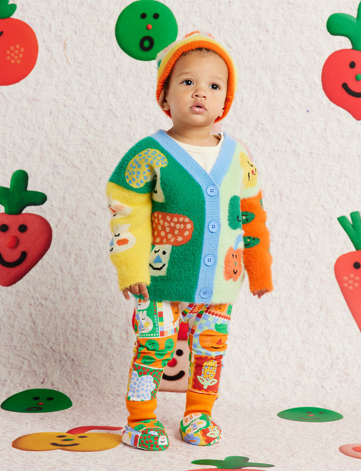 Pocket Patch Knit Cardigan