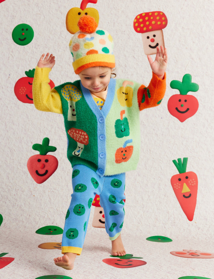 Pocket Patch Knit Cardigan