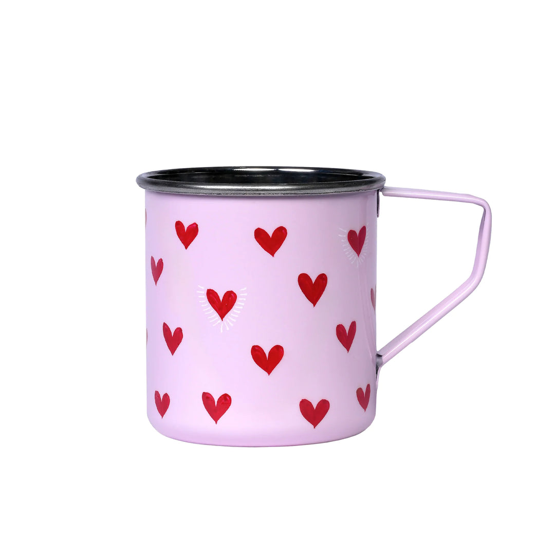 Camp Mug Hearts - Lavender