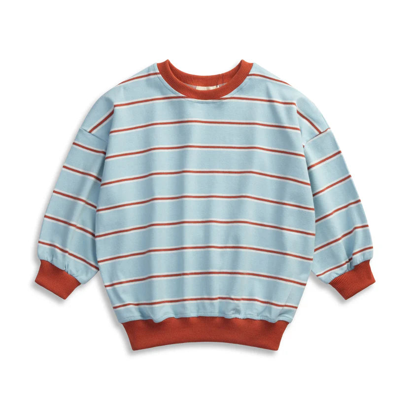 Stripe Pullover - Sky