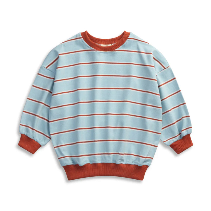 Stripe Pullover - Sky