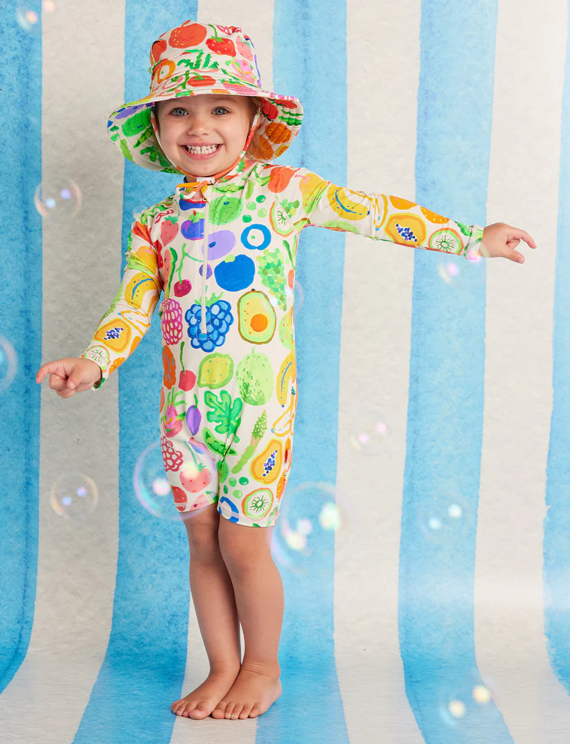 Swim Bucket Hat Eat The Rainbow