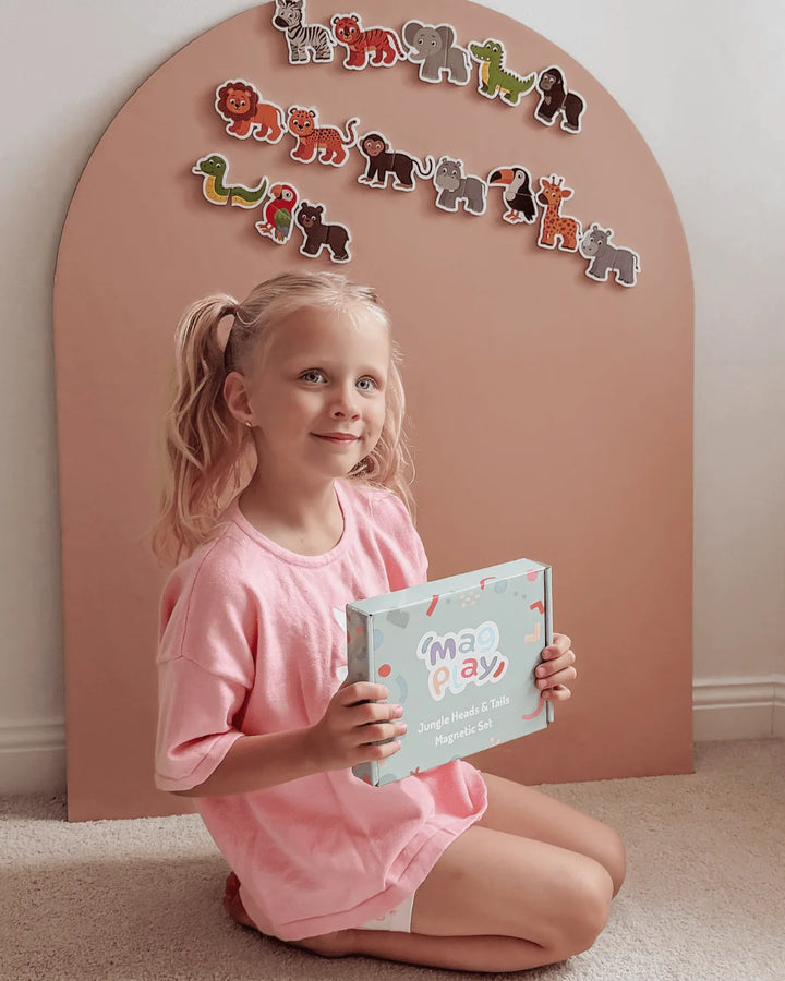 Jungle Heads and Tails Magnet Kit