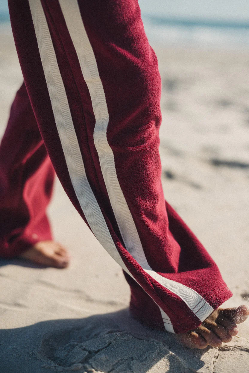 Mini Terry Pant - Berry