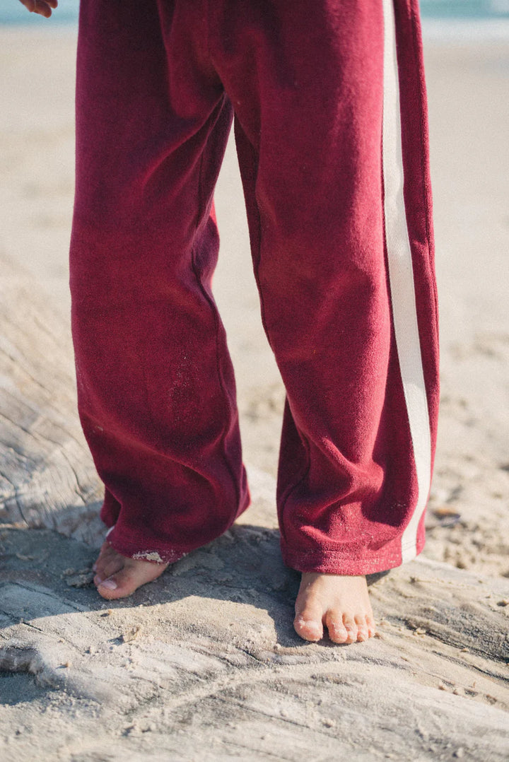 Mini Terry Pant - Berry