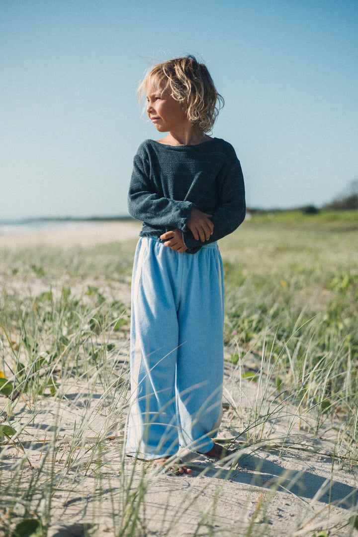 Mini Terry Pant - Cloud