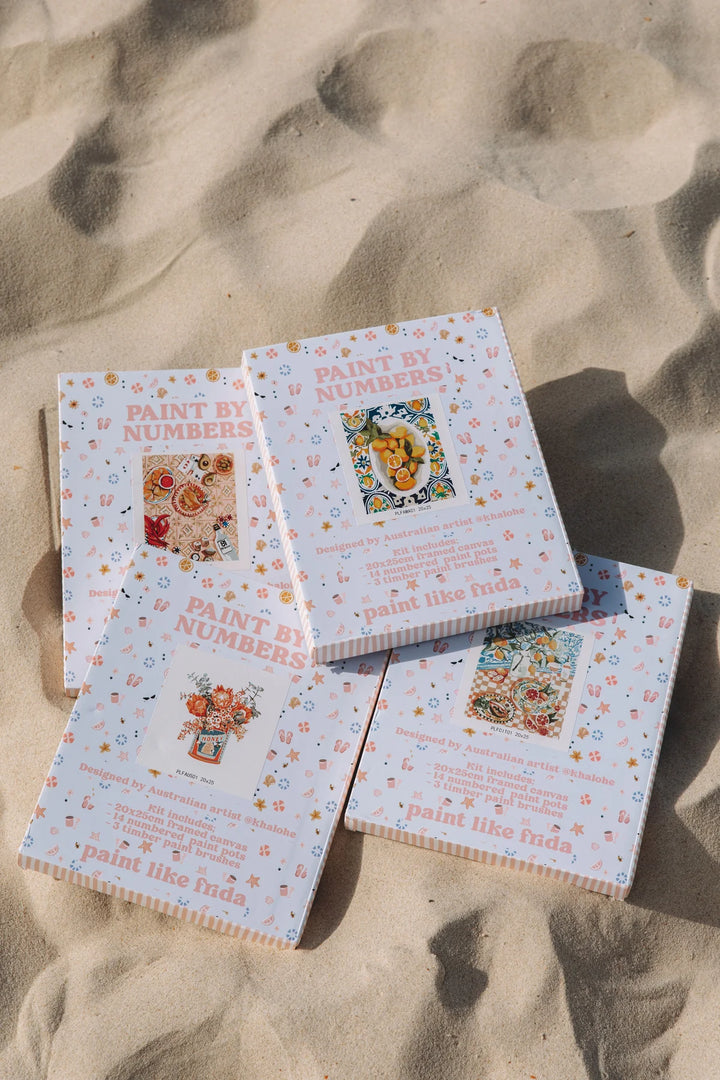 Summer Fridays Framed Paint By Numbers Kit (Mini)