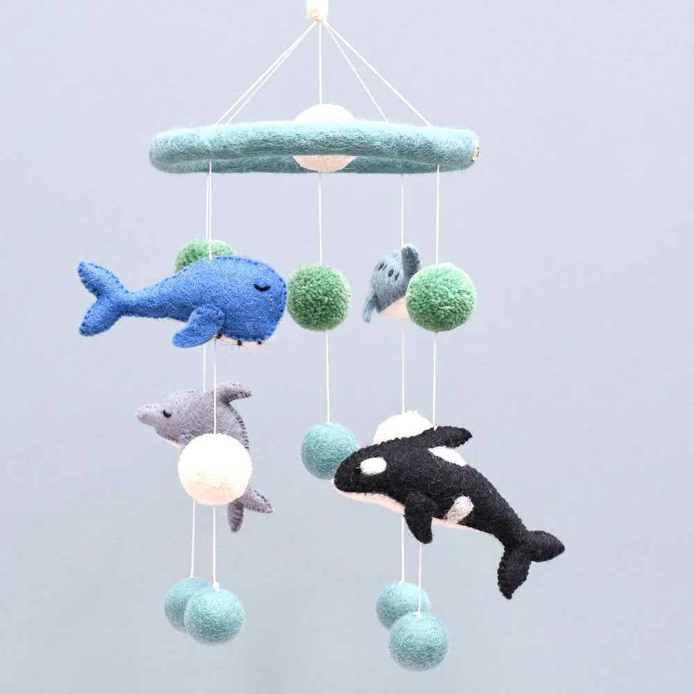 Baby Cot Mobile - Ocean Marine Mammals