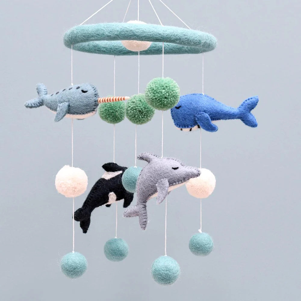Baby Cot Mobile - Ocean Marine Mammals