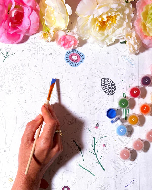 Paint By Numbers - Pressed Flowers