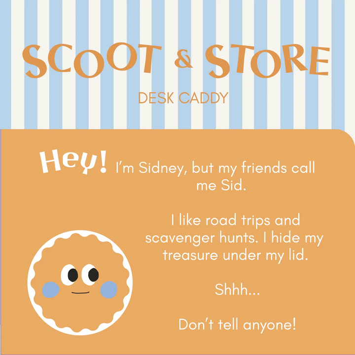 Scoot & Store Desk Caddy - Sidney