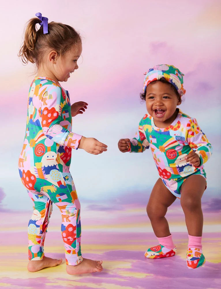 Rainbow Valley Long Sleeve Bodysuit