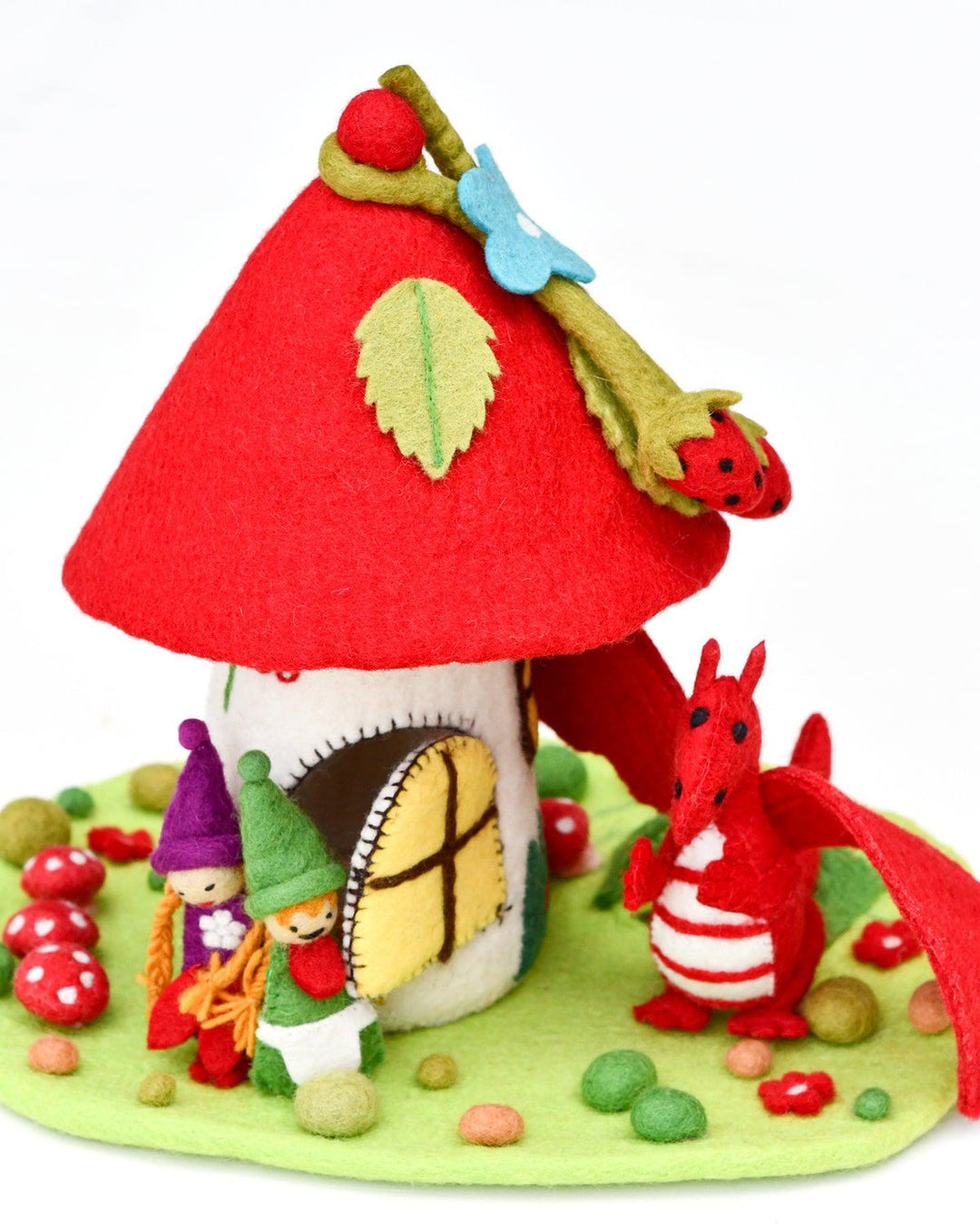 Fairies and Gnomes House - Red Mushroom