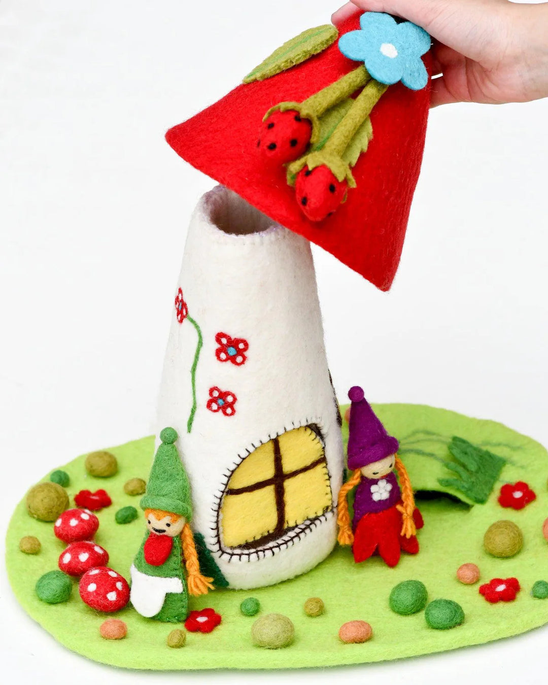 Fairies and Gnomes House - Red Mushroom