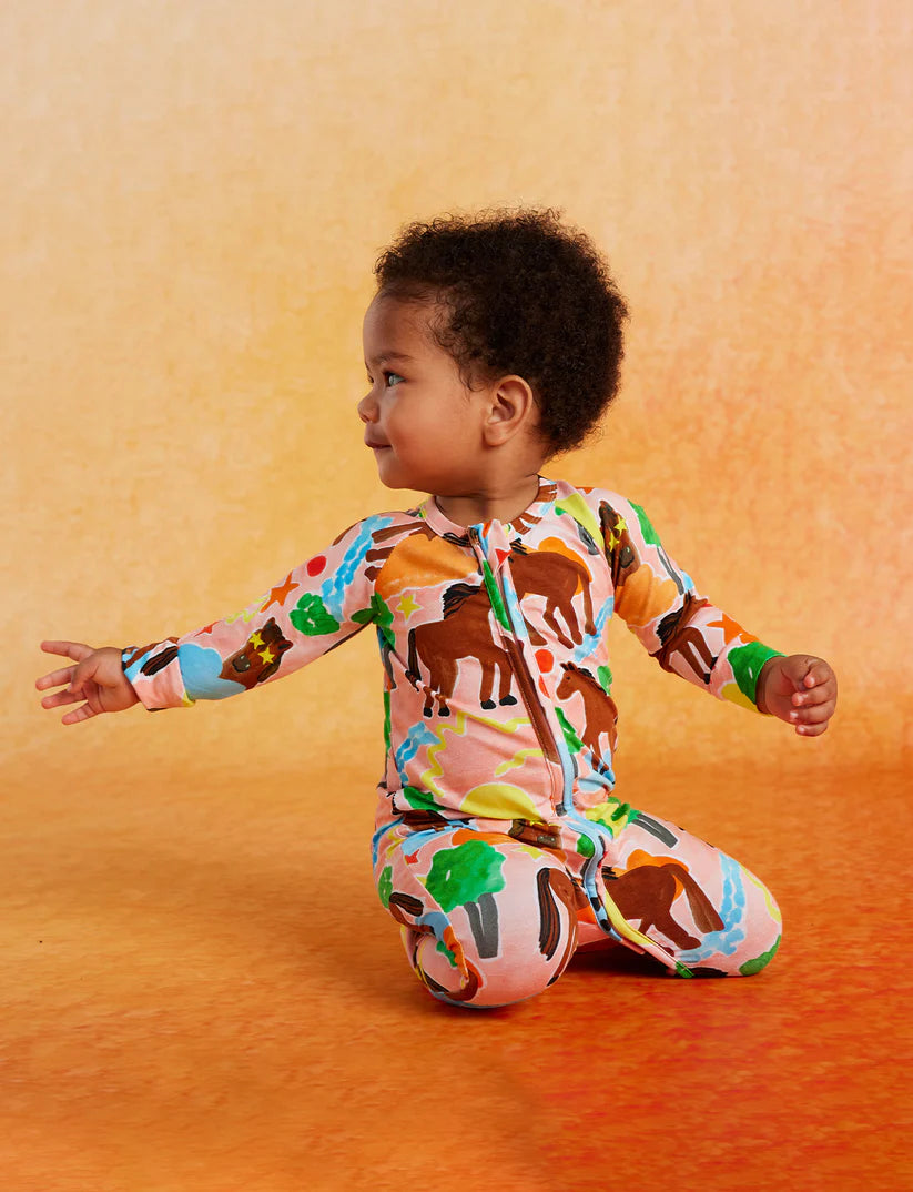 Giddy Up Long Sleeve Romper