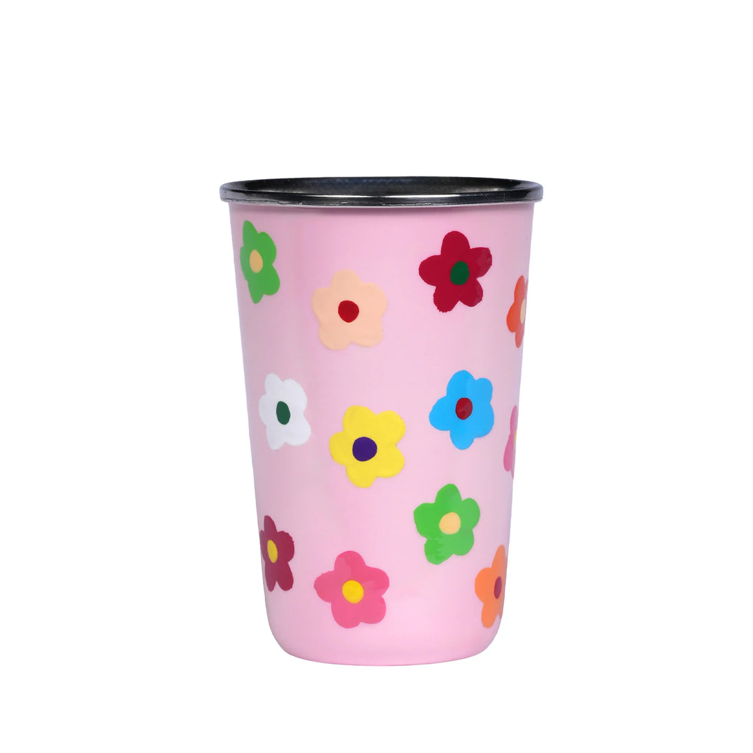 Large Tumbler Daisies - Rose