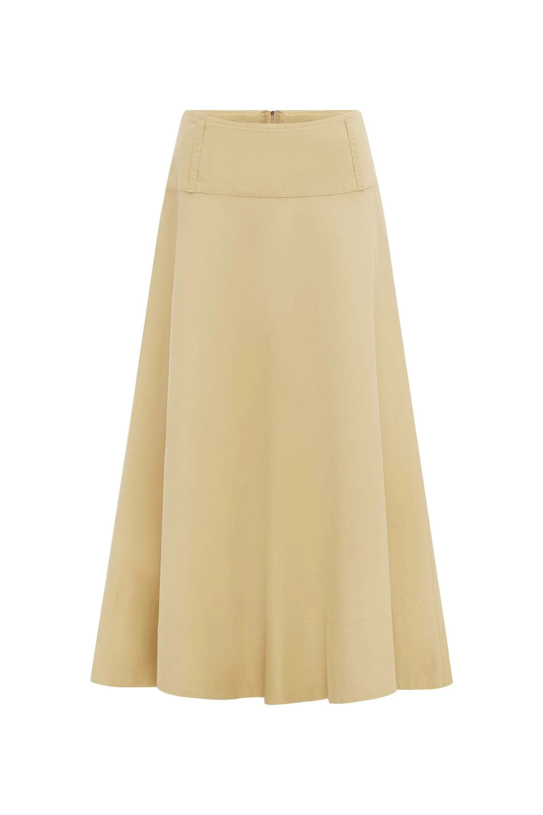Anouk Midi Skirt - Khaki