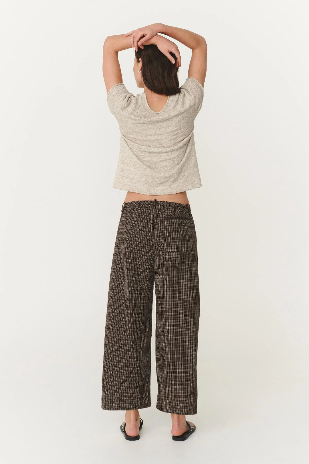 Gabe Lounge Pants - Cacao Check