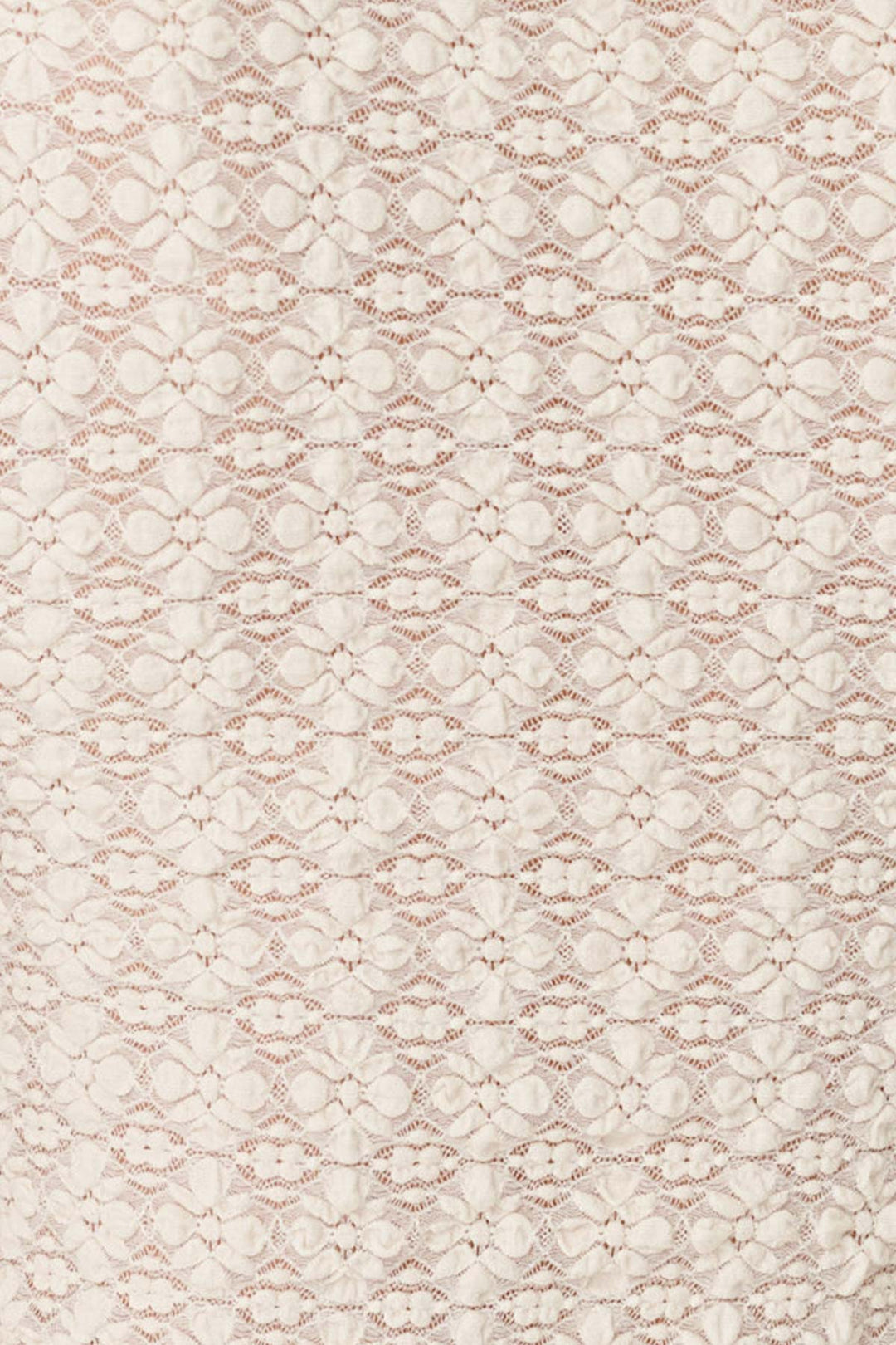 Samantha Clover Lace Top - Creme