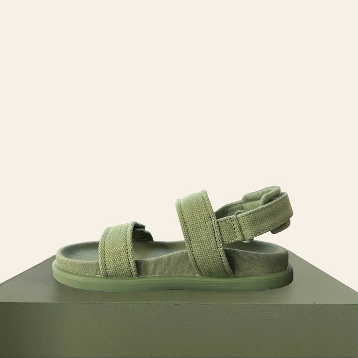 Organic Cotton Sandal - Khaki PRE-ORDER
