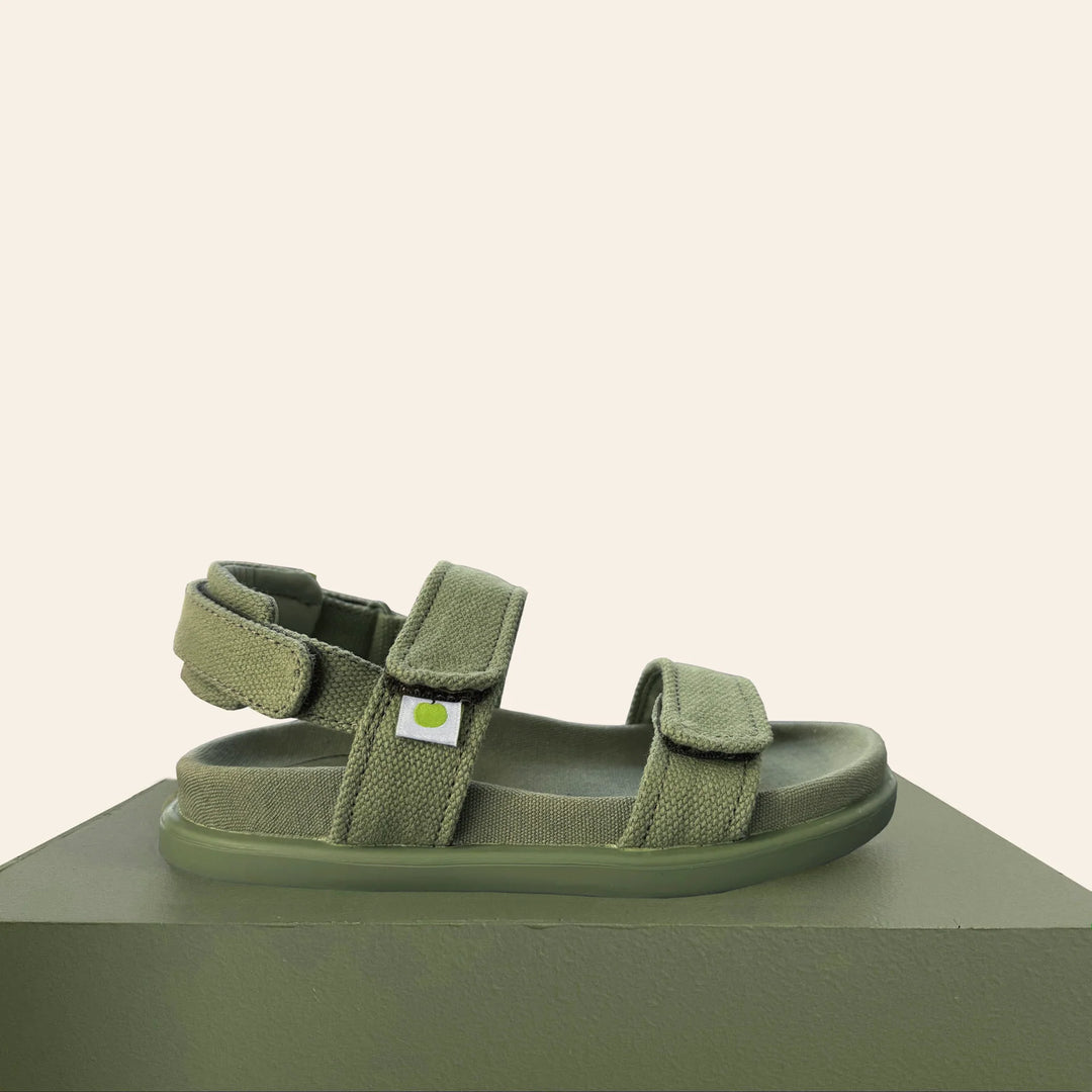 Organic Cotton Sandal - Khaki PRE-ORDER