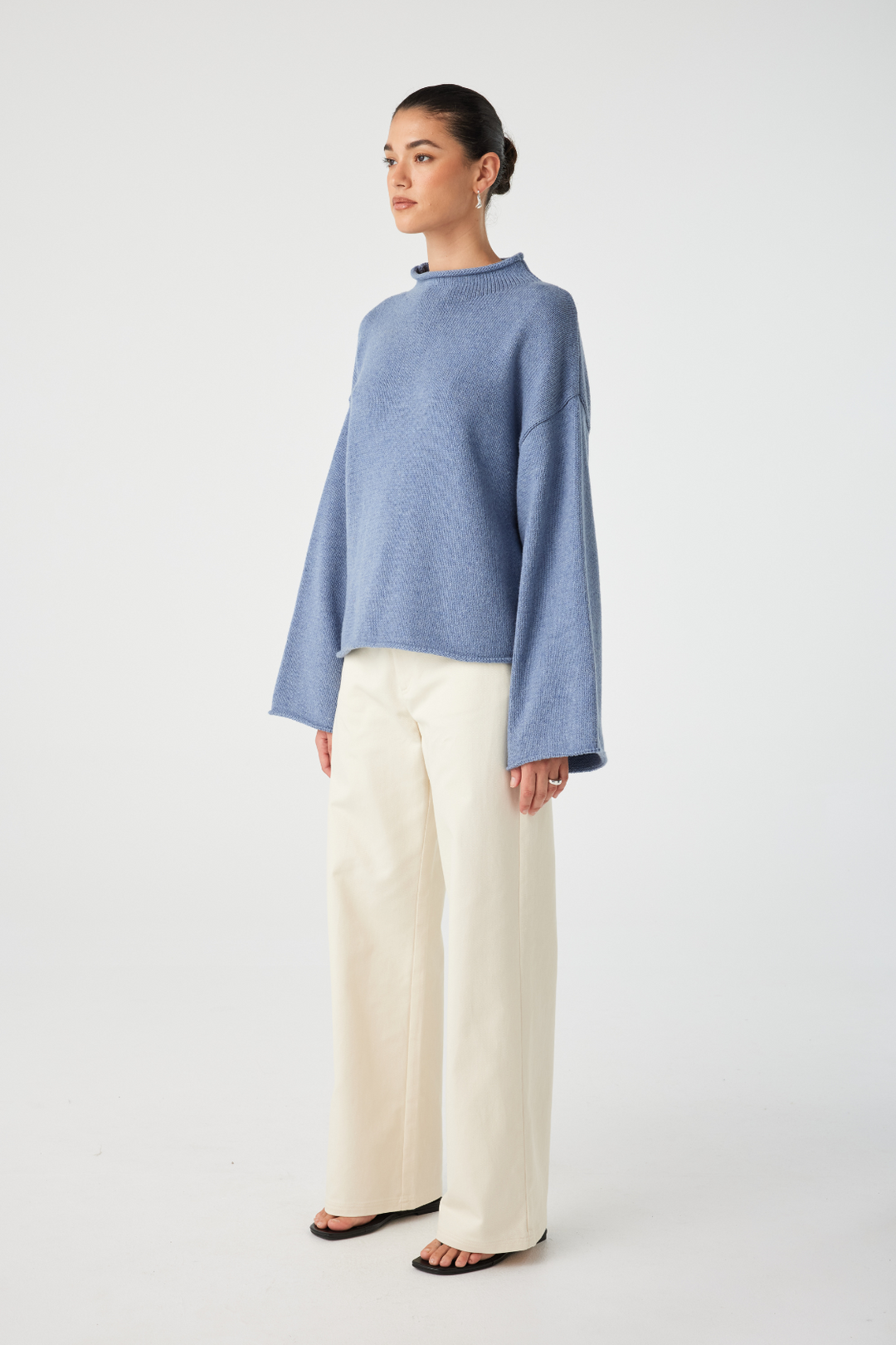 Maeve Sweater - Denim Blue