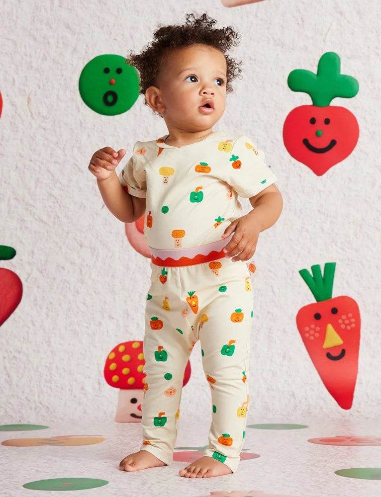 Teeny Tiny Veg Baby Leggings