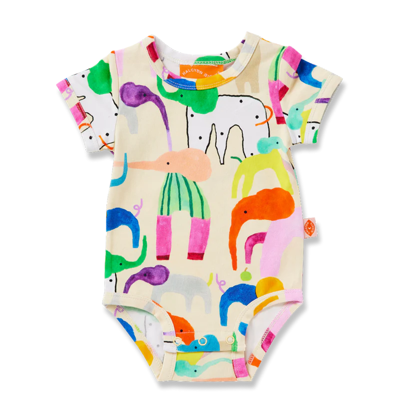 Happy Herd Short Sleeve Bodysuit