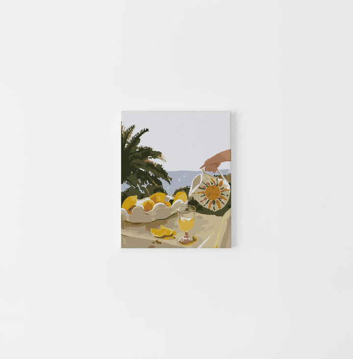 Sun & Lemons Framed Paint By Numbers Kit (Mini)
