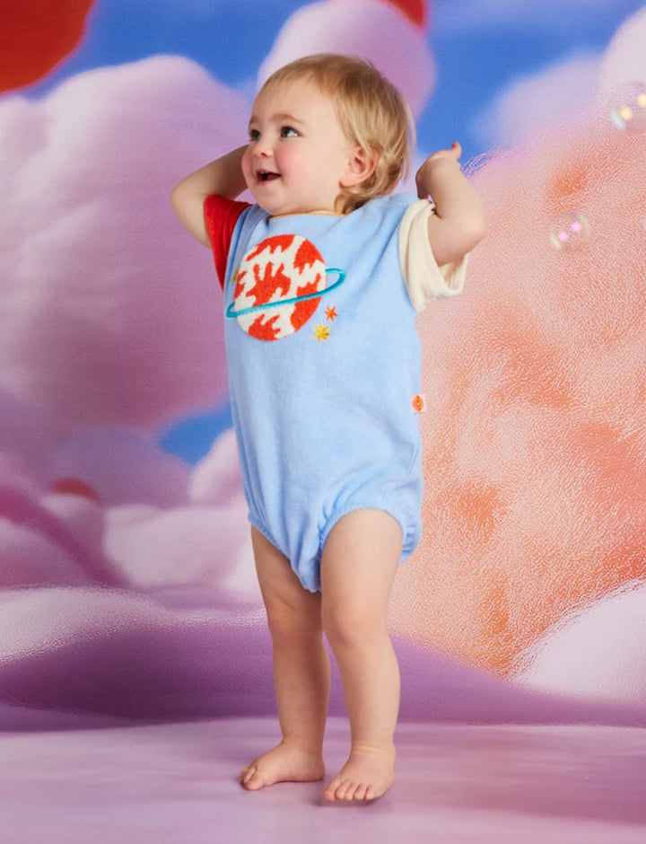 See You In Space Terry Short Sleeve Bodysuit