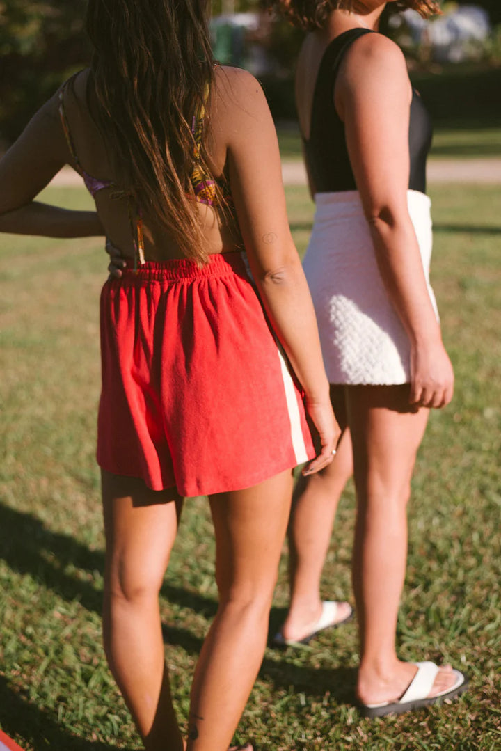 Terry Towelling Short - Chilli