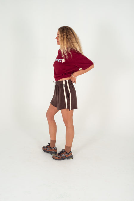 Terry Towelling Short - Chocolate