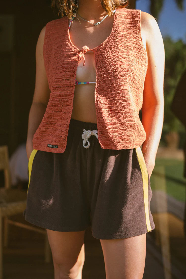 Terry Towelling Short - Choc Mango