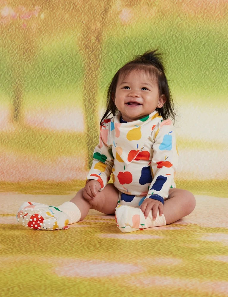 Tiny Orchard Long Sleeve Bodysuit