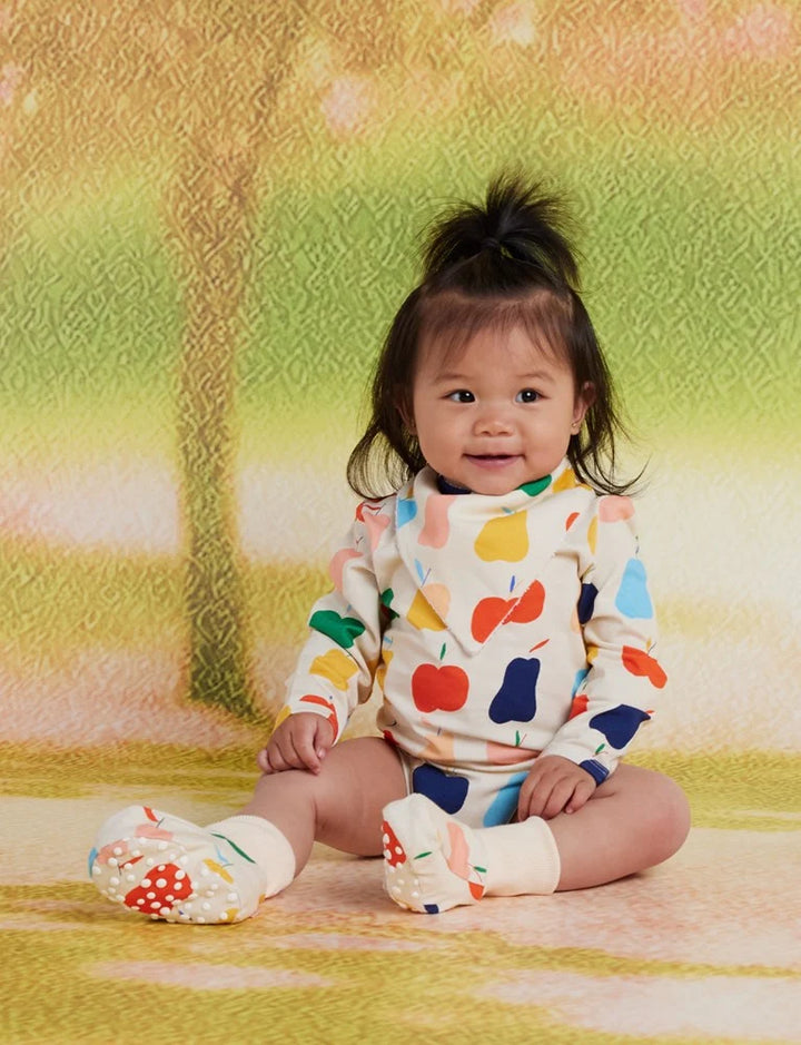 Tiny Orchard Long Sleeve Bodysuit