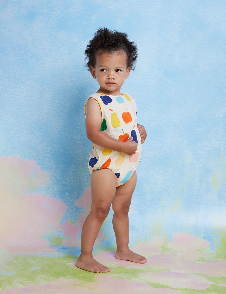 Tiny Orchard Woven Singletsuit