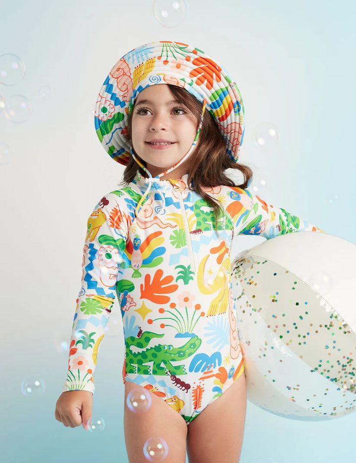Swim Bucket Hat - Tropicool