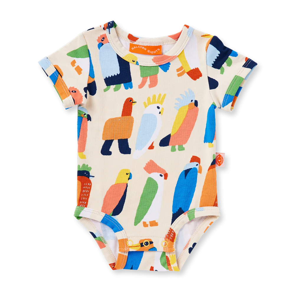 Flamin' Galahs Short Sleeve Bodysuit