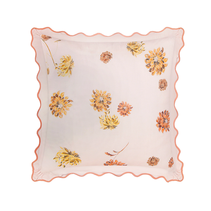 Dahlia Cushion Cover - Rose