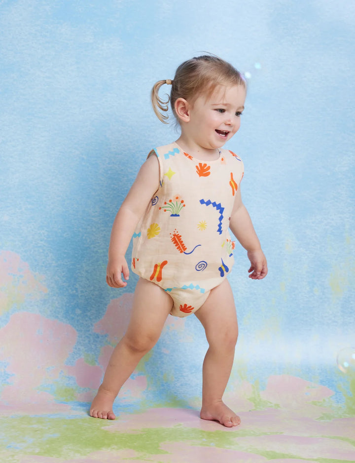 Wiggle Wonders Woven Singletsuit