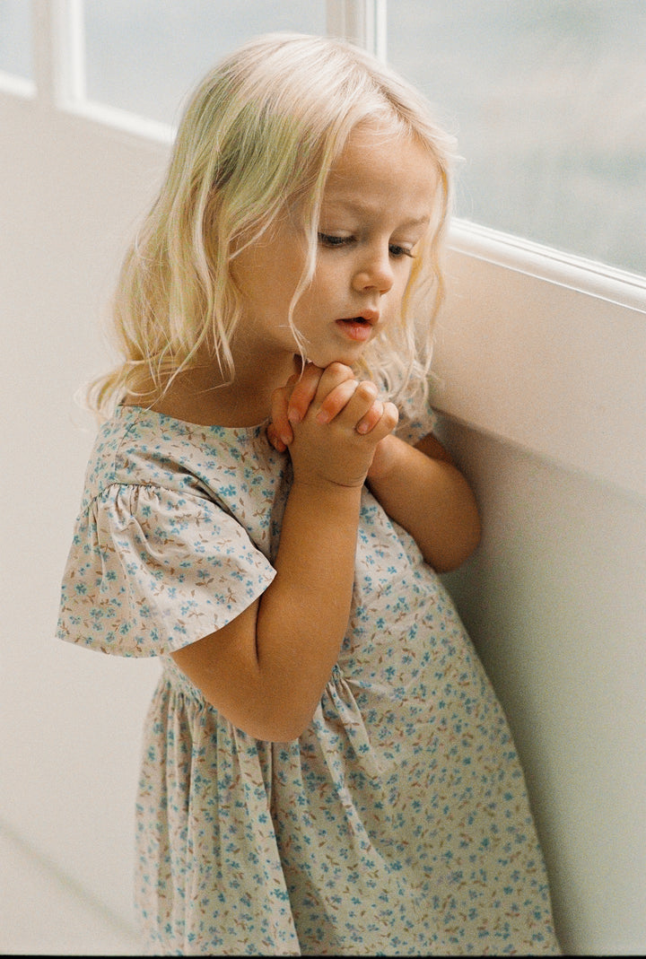 Blossom Dress - Indigo Bloom