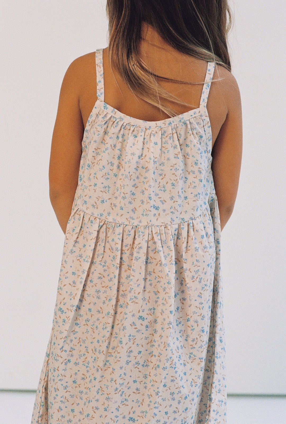 Darcy Dress - Indigo Bloom