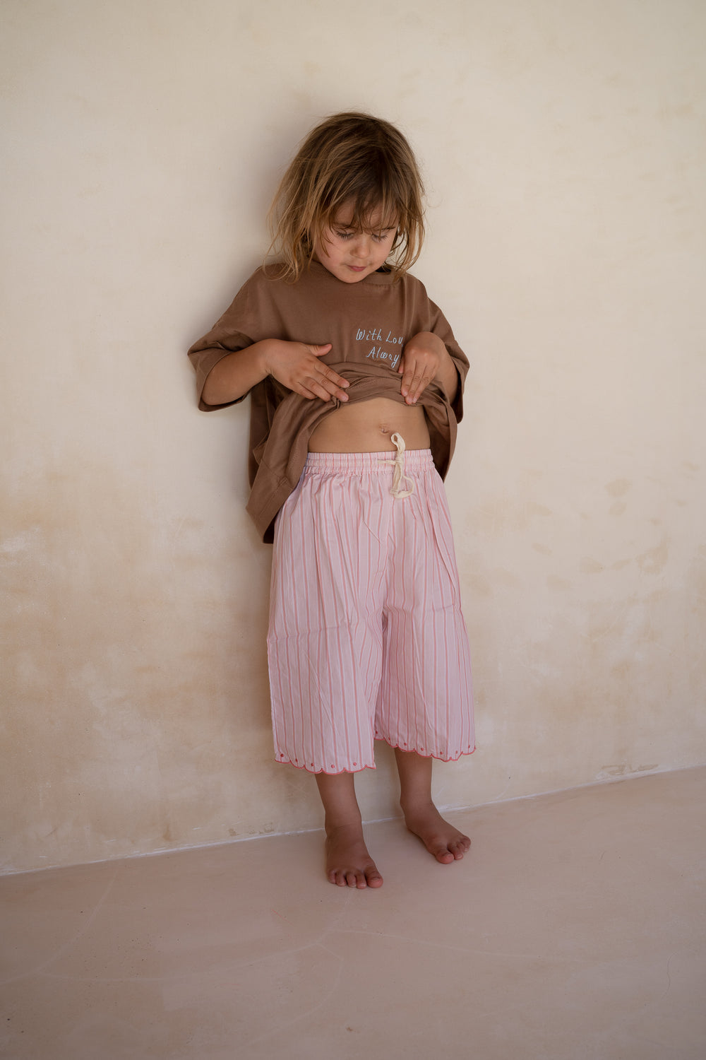 Fleur Pants - Pink Stripe