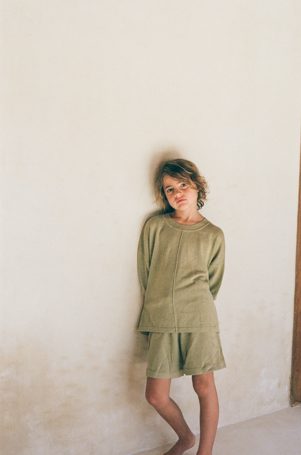 Lightweight Knit Shorts - Moss