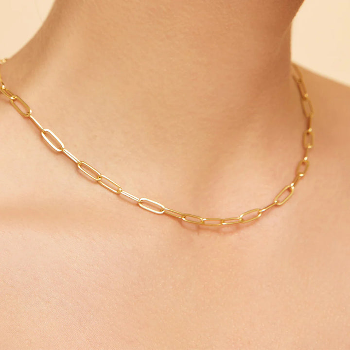 Valencia Gold Stacking Chain - Short