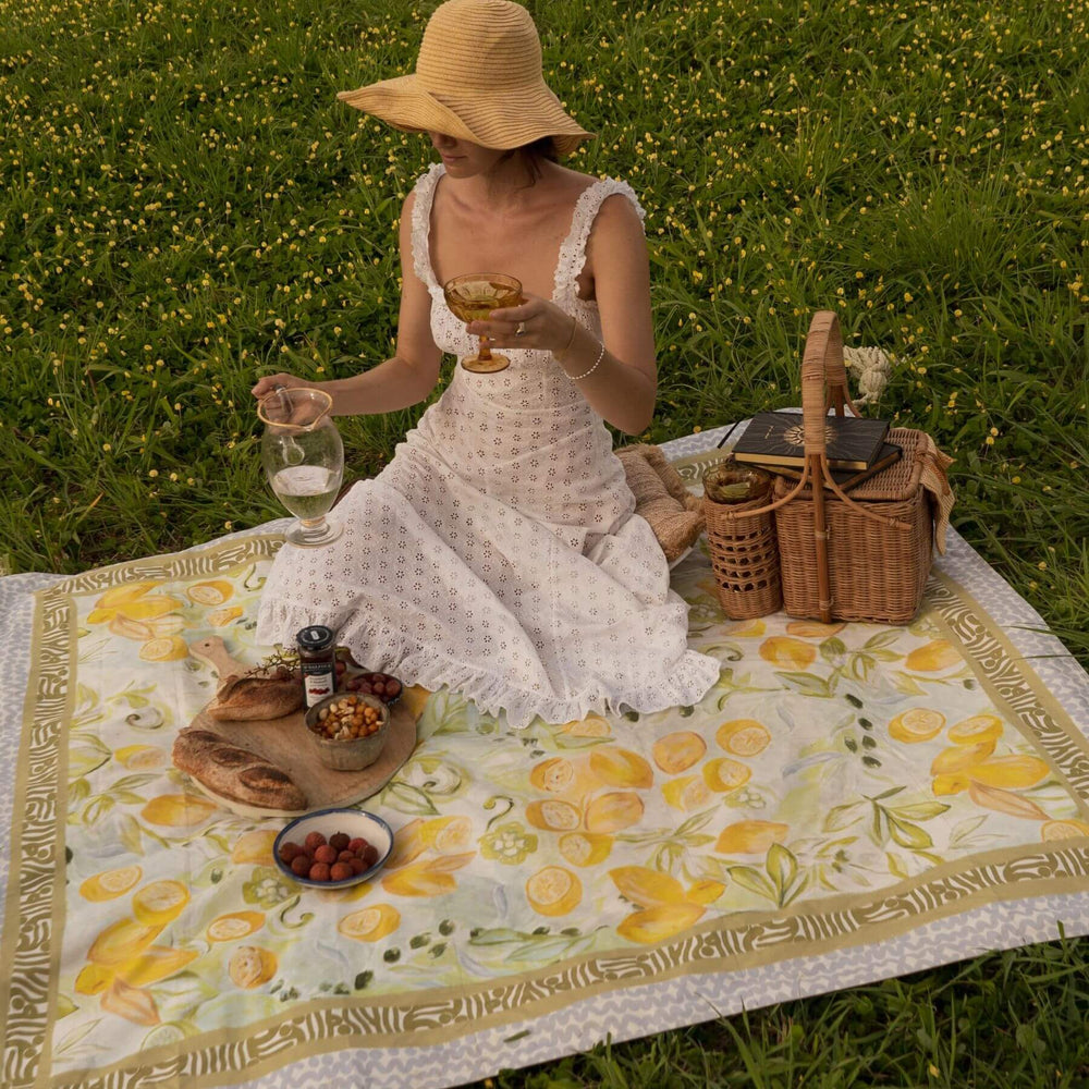 Le Lemon Picnic Rug